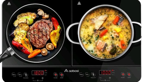 Aobosi double induction hob - double,