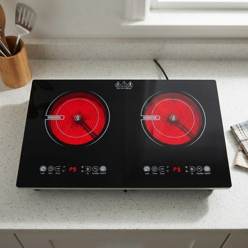 Double ceramic hob 220v 3600w - 220v,