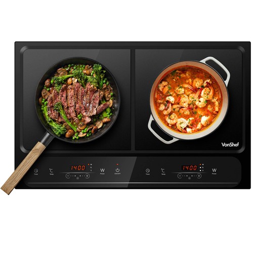Vonshef double induction hob - vonshef,