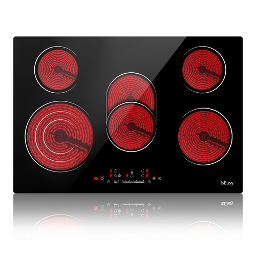 Ceramic hob with cooking - ceramic,