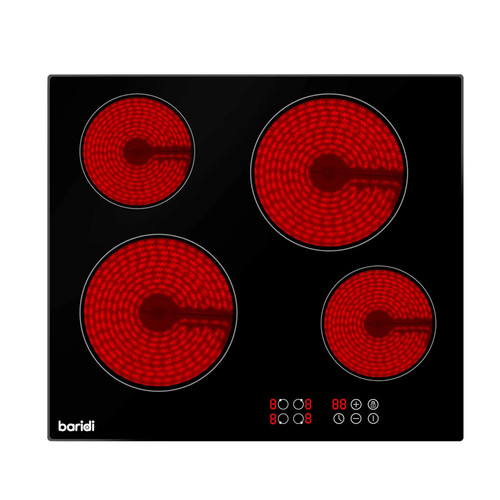 Electric ceramic cooker hob - electric,