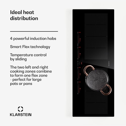 Induction hob hot plate - hot,