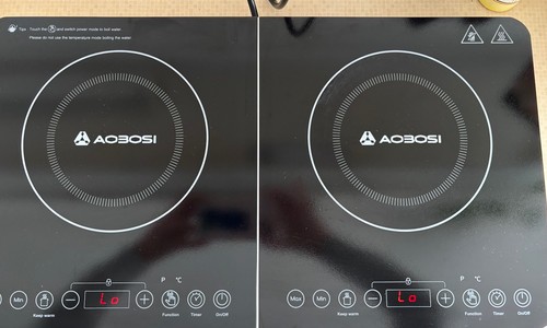 Aobosi double induction hob - double,