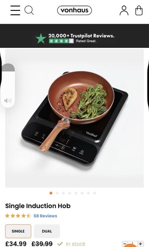 Vonshef portable induction - induction, hob
