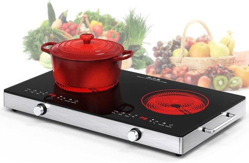 Ring electric hob with - ring,