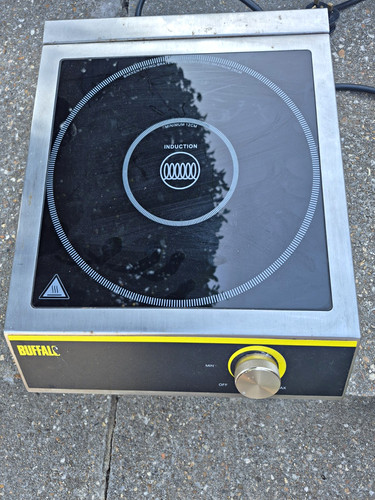 Buffalo single induction hob - buffalo,