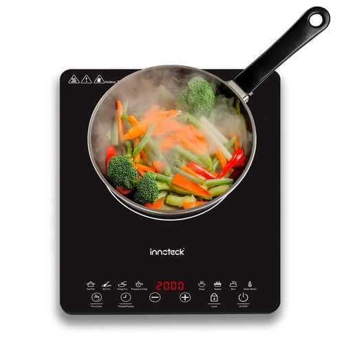 Single induction hob 2000w - single,