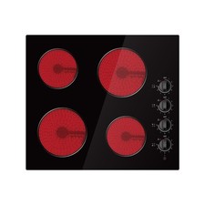 4 Zone Ceramic Hob with Knob