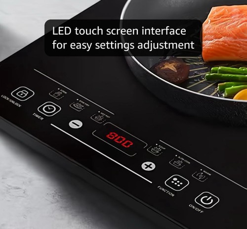 Single induction hob 2000w - single,